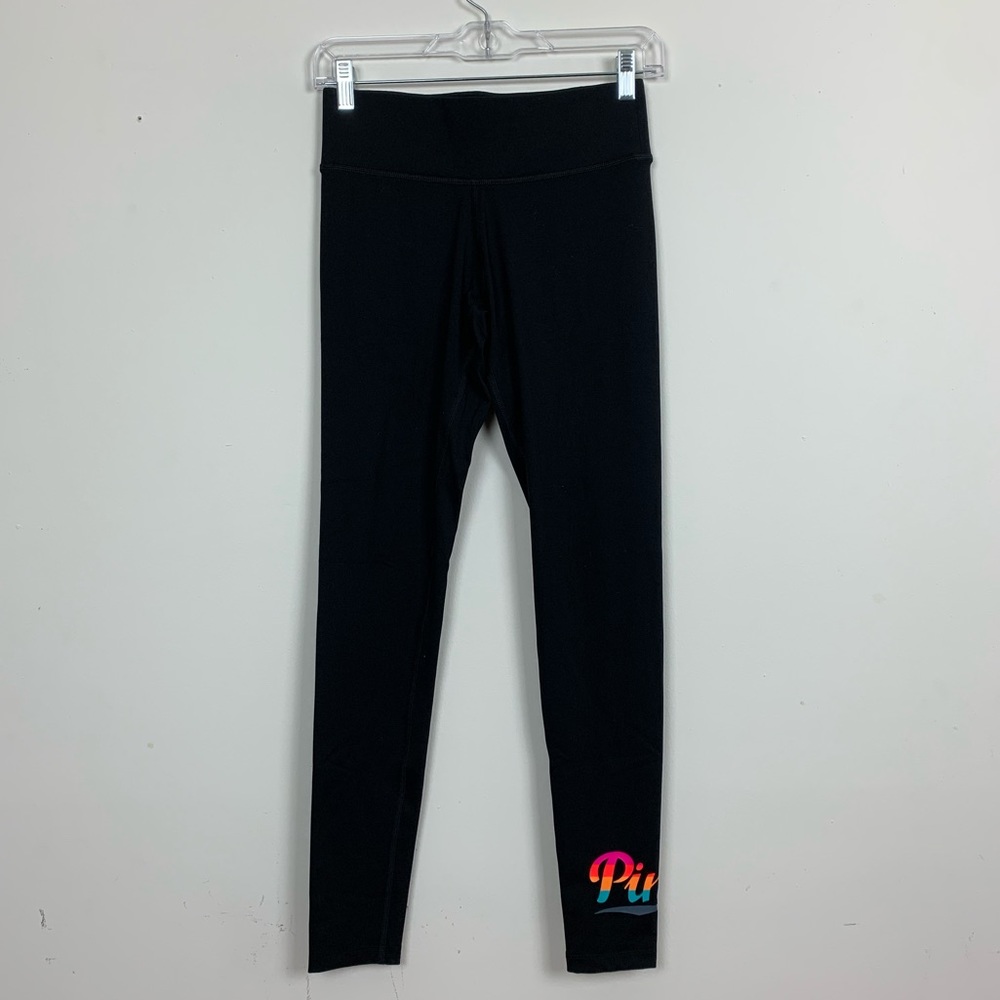 Pink Victoria Secret Ultimate Black Leggings